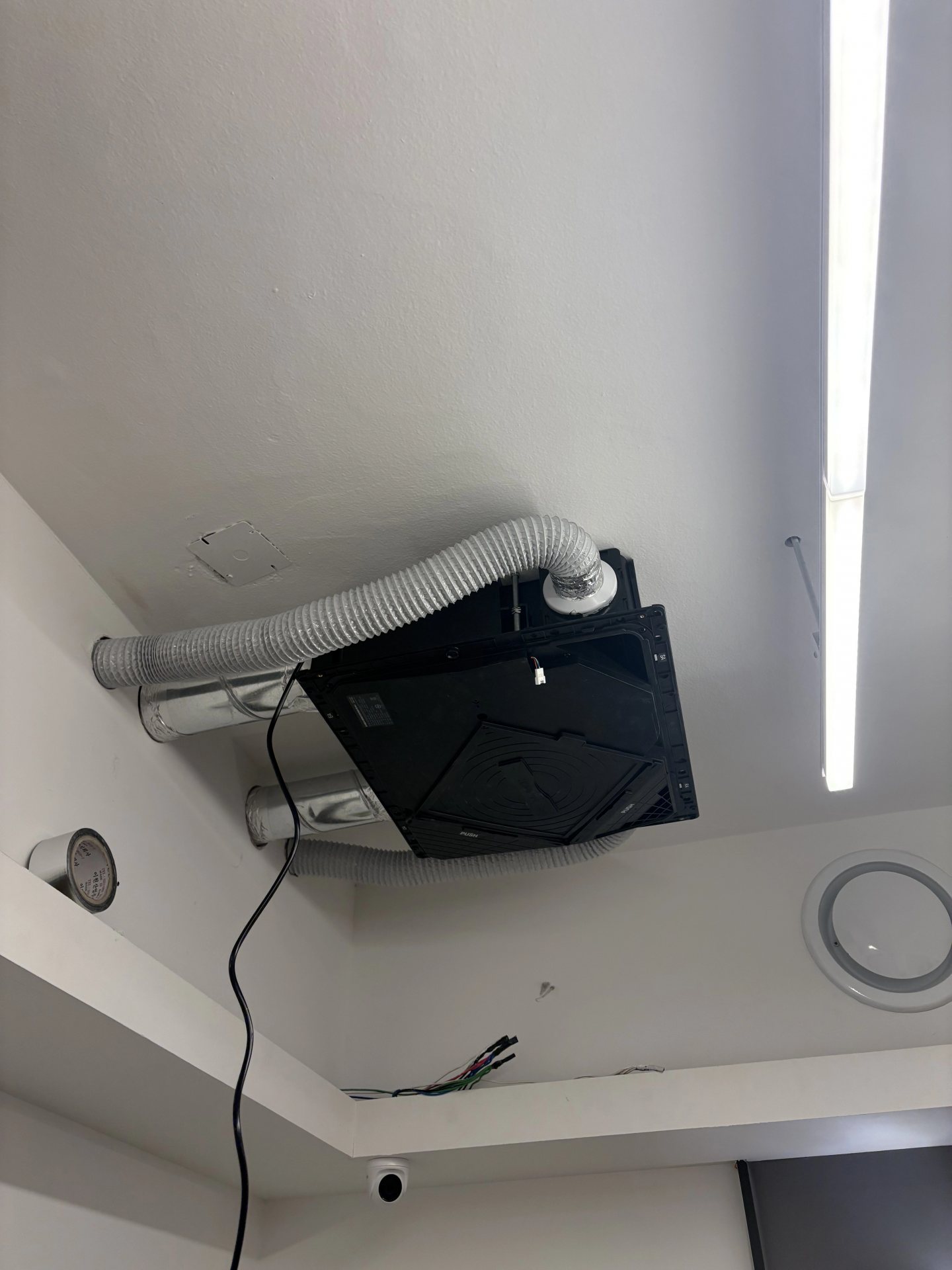 공덕 덕트 환기배관 시공 현장 사진