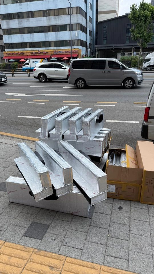 삼성 오피스텔 플렉시블 덕트 시공 완료 사진