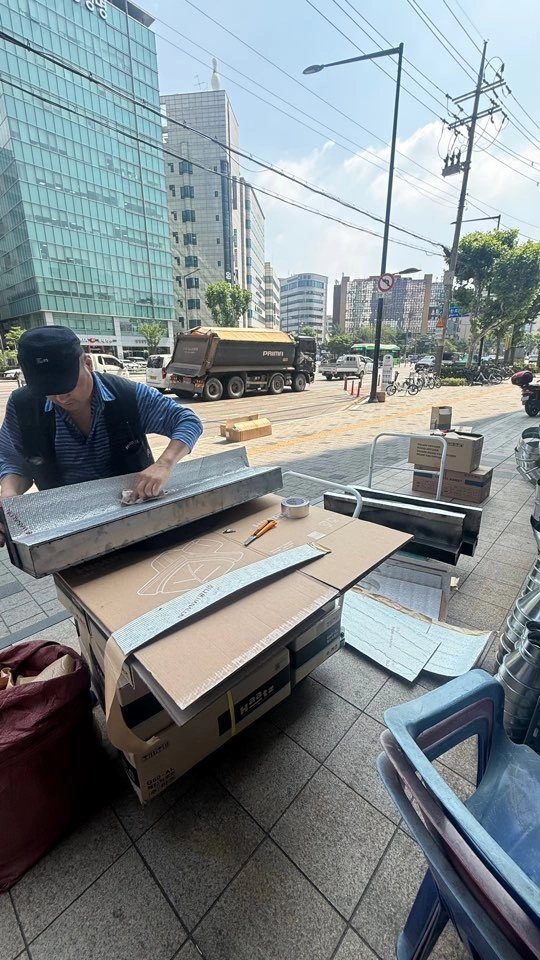 서초 각관 덕트 시공 현장 사진